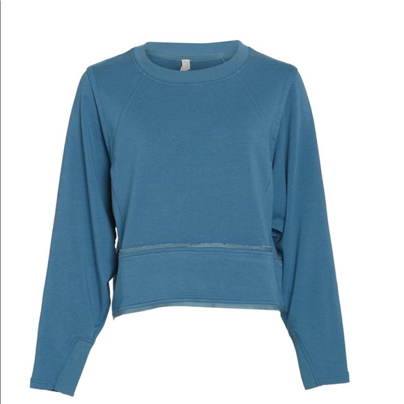 Free People Sweaters - NWT Free People Where The Wind Blows Blue Pullover Sweater
